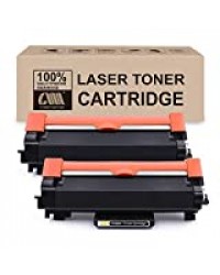 CMCMCM Lot de 2 Cartouches de Toner compatibles avec Brother TN-2420 TN 2420 pour Brother MFC-L2710DW HL-L2350DW DCP-L2530DW HL-L2370DN HL-L2375DW DCP-L2510D MFC-L2710DN MFC-L2730DW HL-L2310D