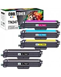 Cool Toner Compatible pour Brother TN-247 TN247 TN-243 TN243 Cartouche pour Brother MFC-L3750CDW DCP-L3550CDW MFC-L3770CDW HL-L3230CDW HL-L3210CW HL-L3270CDW MFC-L3730CDN MFC-L3710CW DCP-L3510CDW