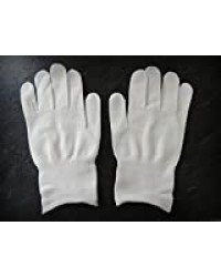 D'archivage Gants (2 Paires) – Pro léger Non Pelucheux – pour Manipulation de la Restauration de Nettoyage d'archives photographiques Bijoux Antiquités