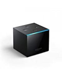 Découvrez Fire TV Cube, Mains-libres avec Alexa, lecteur multimédia en streaming 4K Ultra HD