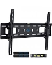 deleyCON TV Support Mural Universel 37"-70" Pouces (94-178cm) Inclinable 50Kg Jusqu'à VESA 600x400 Plasma LCD LED OLED TFT Télévision Fixation