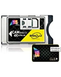 Digiquest CAM Tivùsat 4K Ultra HD - Carte TV Satellite