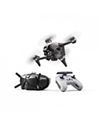 DJI FPV Combo- First-Person View Drone, Quadcopter, 4k Vidéo, FOV 150º, Expérience de Vol FPV Immersive, Transmission Vidéo HD à Faible Latence, Freinage d’urgence et Vol Stationnaire, Gris