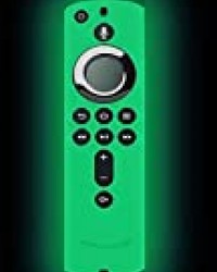Ducomi Coque de protection pour télécommande Fire TV Stick 4 K/Fire TV (3e génération) compatible avec télécommande Alexa de deuxième génération – Coque de protection en silicone (néon jaune)