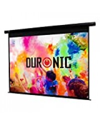 Duronic EPS70 /43 Ecran de Projection électrique 70 Pouces 4:3/142 x 107 cm - Fixation Mur ou Plafond - 4K Full HD 3D