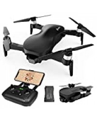 EACHINE Drone avec caméra Ultra 4K HD 5G-WiFi EX4 Noir caméra pivotable quadrirotor Pliable