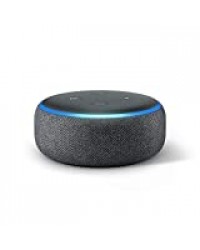 Echo Dot (3ème génération), Enceinte connectée avec Alexa, Tissu anthracite