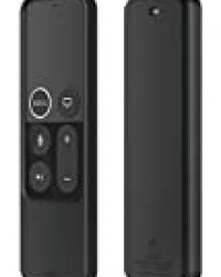 elago R2 Étui Slim Compatible avec Apple TV 4K Siri Remote, Coque de Protection en Silicone, Design Ultra-Fin et Léger (Noir)