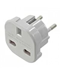 Electraline 60121 – Adaptateur de Voyage, Blanc