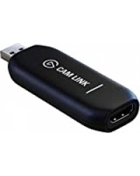 Elgato Cam Link 4K- diffusion en direct et enregistrement par reflex, caméscope ou action cam 1080p60 ou 4K à 30i/s, capture HDMI compact, USB3.0
