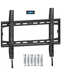 Eono par Amazon - Support Murale TV Fixes Robustes, pour la Plupart des Téléviseurs LED, LCD, OLED et Plasma de 26-55 Pouces jusqu'à VESA 400x400mm et 45,5kg, Support TV PL2361-K