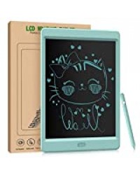 ERAY Tablette d'écriture LCD, Tablette à Dessin Numérique Enfants 10.5 Pouces avec Fonction de Suppression Partielle & Verrouillage/Ligne Épaisse, Idéal pour Enfants Maison Bureau École - Rose