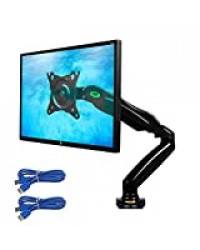 Ergosolid Support Design Professionnel pour Écrans PC LCD LED (2 x USB 3,0), 17"-27", Noir F80