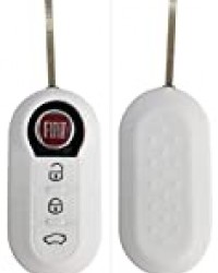 Étui coque en silicone CK + Fiat pour clé de voiture Fiat 500 Panda Punto Bravo