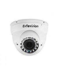 Evtevision HD 1080P Caméra de sécurité 2.0MP AHD/TVI/CVI/Analogique 4 in 1 CCTV Caméra,2.8-12mm lentille Varifocale 100Ft Nightvision Intérieur/Extérieur Caméra de Surveillance