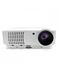 Excelvan RD-804 Vidéoprojecteur Home CinéMa HD LED Portable Projecteur Multimédia 2600 Lumens Home Cinéma AV HDMI USB VGA DTV - Blanc