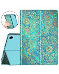 FINTIE Étui Housse pour Nouvelle Tablette Amazon Fire HD 8 (10ème générations, modèle 2020) - [Dual Stand] Folio Coque Case Cover avec Fonction Sommeil/Réveil Automatique, Blue Sky