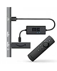Fire TV Stick Lite avec télécommande vocale Alexa ǀ Lite + câble d'alimentation USB Mission (plus besoin d'utiliser d'adaptateur secteur)