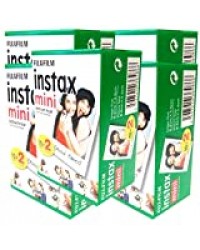 Fujifilm Instax 16386016 Lot de 5 Films Mini pour Appareil Photo Blanc