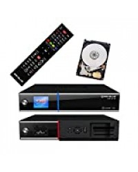 GigaBlue Récepteur UHD UE 4K SAT TV Linux 2 x DVB-S2 FBC Twin Tuner 4 x Pip CI SmartCard Streaming Ultra HD Disque dur 1 To