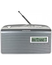 Grundig Music GS 7000 DAB+ Radio portable Analogique et numérique Gris, Argent - Radios portables (Portable, Analogique et numérique, DAB,DAB+,FM, 9 cm, LCD, Gris, Argent)