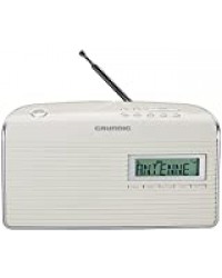 Grundig Music WS 7000 Dab+ Radio Portable Analogique et numérique Argent, Blanc - Radios Portables (Portable, Analogique et numérique, Dab,Dab+,FM, 9 cm, LCD, Argent, Blanc)