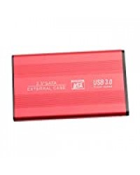 H HILABEE Nouveau Mini Red 2.5"Fast ​​USB3.0 Disque Dur Externe Disque de Stockage pour Ordinateur Portable - Rouge 2T