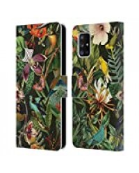 Head Case Designs Officiel Archive Insectes Et Oiseaux 1 Modèles Botaniques Coque en Cuir à Portefeuille Compatible avec Samsung Galaxy A71 5G (2020)