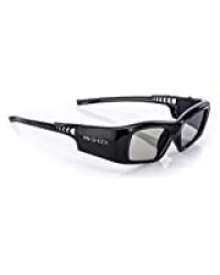 Hi-SHOCK® BT Pro “Black Diamond” | Lunettes 3D actives pour 3DTV's 4K / HDR / HD Sony®, Samsung®, Panasonic®, Sharp®, Toshiba®, LG® Plasma, Hisense® ( 2011-2018*) | compatible avec SSG-P51002 / TDG-BT500A / AN3DG35 / TY-ER3D4MU / FPT-AG02 / AG-S350 /...