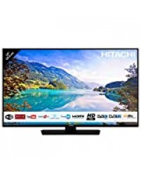 Hitachi Téléviseur LED 24" 59,9cm HD Ready 100 Hz Smart TV - 2 HDMI - USB - WiFi