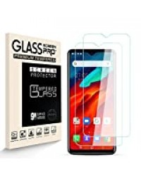 HJX Verre Trempé Protecteur D'écran pour Blackview A80 Pro [2 pièces], Dureté 9H, 2.5D Haute Définition, sans Bulle, Résistant à la Rayure Film Protecteur pour Blackview A80 Pro