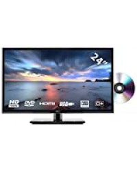 HKC 24C2NBD (24 Pouces) LED téléviseur avec Lecteur DVD (HD Ready, Triple Tuner, Lecteur multimédia Via Port USB)