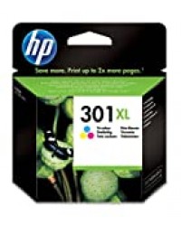 HP 301XL cartouche d'encre Trois Couleurs (Cyan, Magenta, Jaune) grande capacité Authentique (CH564EE) pour imprimantes HP DeskJet, HP ENVY et HP OfficeJet