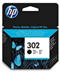 HP 302 cartouche d'encre Noire Authentique (F6U66AE) pour imprimantes HP DeskJet, HP ENVY et HP OfficeJet