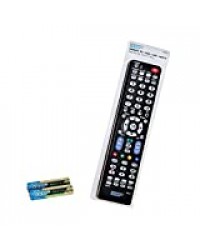 HQRP Télécommande universelle pour Samsung téléviseurs UE32J5500, UE43J5500, UE48J5500 32" 43" 48" TV LED, Full HD