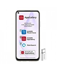 Huawei P40 Lite Smartphone débloqué 4G (6,4 pouces - 6/128go - Double Nano SIM EMUI 10.1 & AppGallery ) Rose + 52VA Adapter - Type C Plug [Version Française]