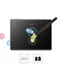 HUION Inspiroy H430P Tablette Graphique 4,8 x 3 Pouces 4 Touches Express pour OSU et débutant, Compatible avec Windows/Mac/Android-Idéal pour Le télétravail et la Formation en Ligne