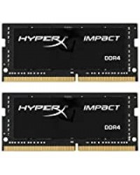 HyperX Impact HX426S15IB2K2/16 Mémoire 16Go Kit*(2x8Go) 2666MHz DDR4 CL15 SODIMM