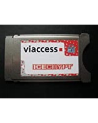 Icecrypt Viacess Module pour Lecture de Carte d'abonnement TV CI/CI+ CAM Argent