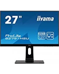 iiyama ProLite B2791HSU-B1 Écran LED 27" TN 1 ms Full HD VGA/DP/HDMI Hub USB Pied réglable en hauteur Multimédia Châssis Slim Noir
