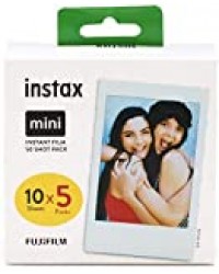 Instax Mini Film 50 Shot Pack (L'emballage Peut Varier)