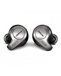 Jabra Elite 65t Écouteurs - Écouteurs Bluetooth sans Fil à Isolation Passive du Bruit avec Technologie à 4 Microphones - Noir Titane