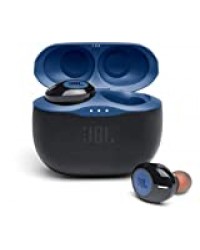 JBL TUNE 125TWS – Écouteurs intra-auriculaires sans fil – Bluetooth – Autonomie jusqu'à 32 heures avec l'étui de recharge – Couleur : blanc