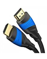 KabelDirekt 15m Câble HDMI 4K compatible avec (HDMI 2.0a/b, 2.0, 1.4a, 4K Ultra HD, 3D, Full HD, 1080p, HDR, ARC, Highspeed avec Ethernet, PS4, XBOX, HDTV) TOP Series