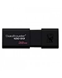 Kingston DataTraveler 100 G3-DT100G3/32GB USB 3.0 Clé USB , 32 GB, Noir