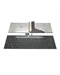 KINPOWER Clavier AZERTY Français pour Toshiba Satellite S55-A S55T-A Rétro-éclairage