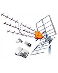 Kit antenne TV BOSS 790 HD avec filtre LTE et MRD intelligent + source d'alimentation 5795 et connecteurs