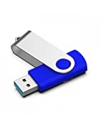 KOOTION Cle USB 128 Go Clé USB 3.0 Porte Clé Grande Capacité Haute Vitesse Clef USB 128 Go pour PC, Ipad,Windows,Linux,Lecteur MP3,Enregistreur(128 Go,Bleu)