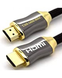 LCS - ORION - 10M - Câble HDMI 1.4 - 2.0 - 2.0 a/b - Professionnel - 3D - Ultra HD 4K 2160p - Full HD 1080p - ARC - CEC - High Speed par Ethernet - Connecteurs plaqués or