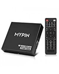 Lecteur Multimedia à Double Ports Boîtier Media Player hdmi Mini HD TV Lecteur USB 1080P 4K avec télécommande (1080P-2T)